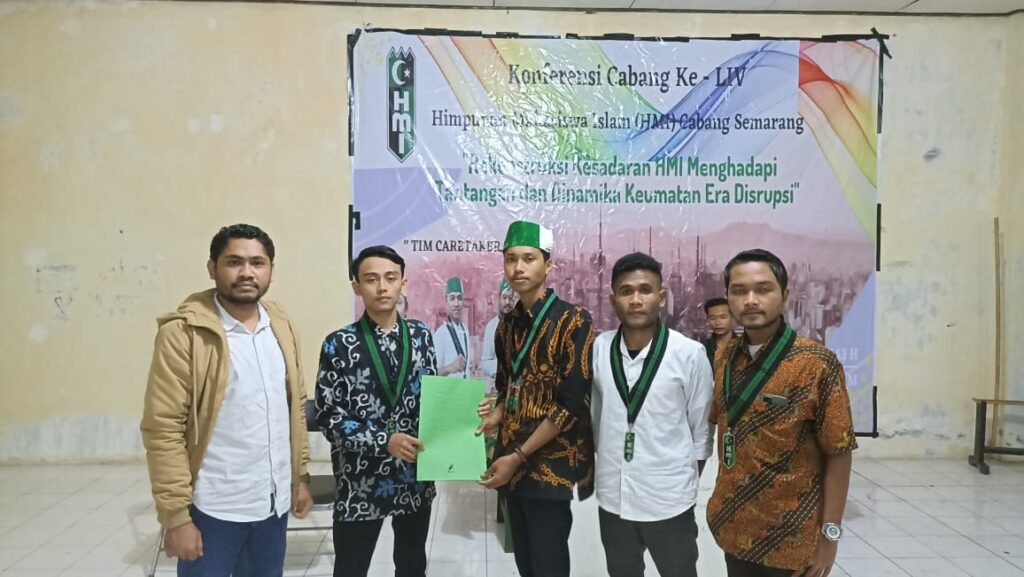 Sah! Ahmad Rizqinal Mubarok Formatur Terpilih HMI Cabang Semarang Periode 2021-2022