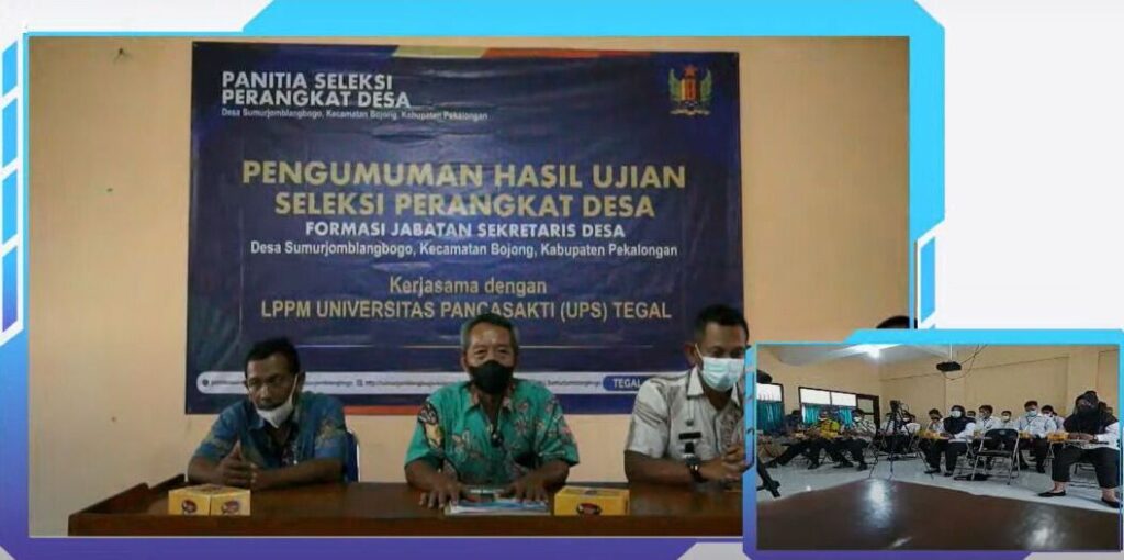 Viral! Seleksi Perangkat Desa di UPS Tegal Bisa Ditonton Warga Lewat Youtube
