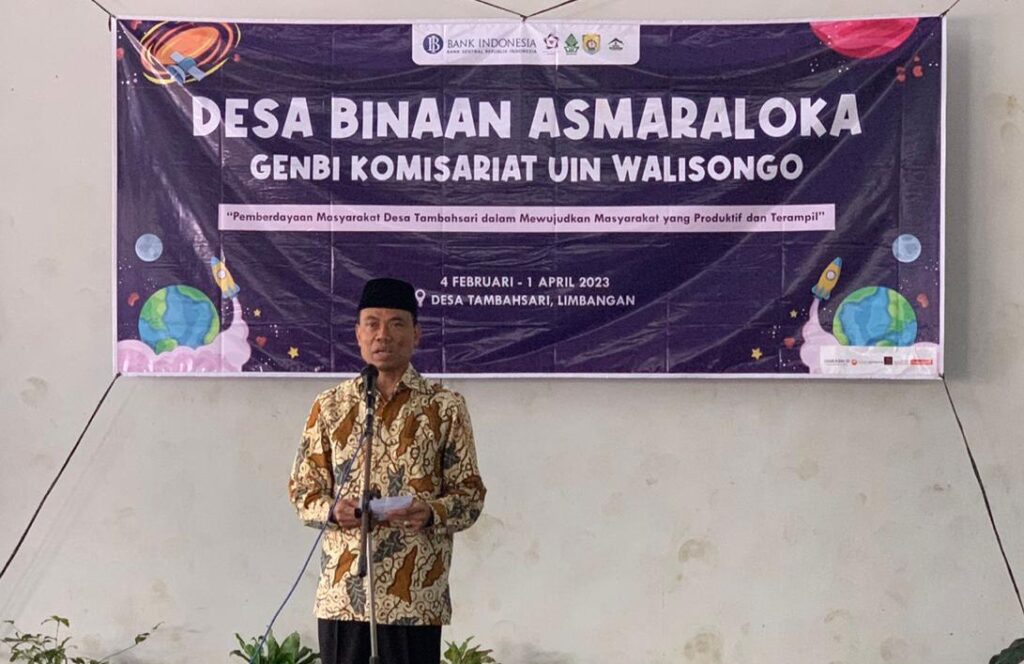 Desa Binaan GenBI UIN Walisongo Dibuka, Arif Budiman: Jangan Lupa Berbaur dengan Masyarakat