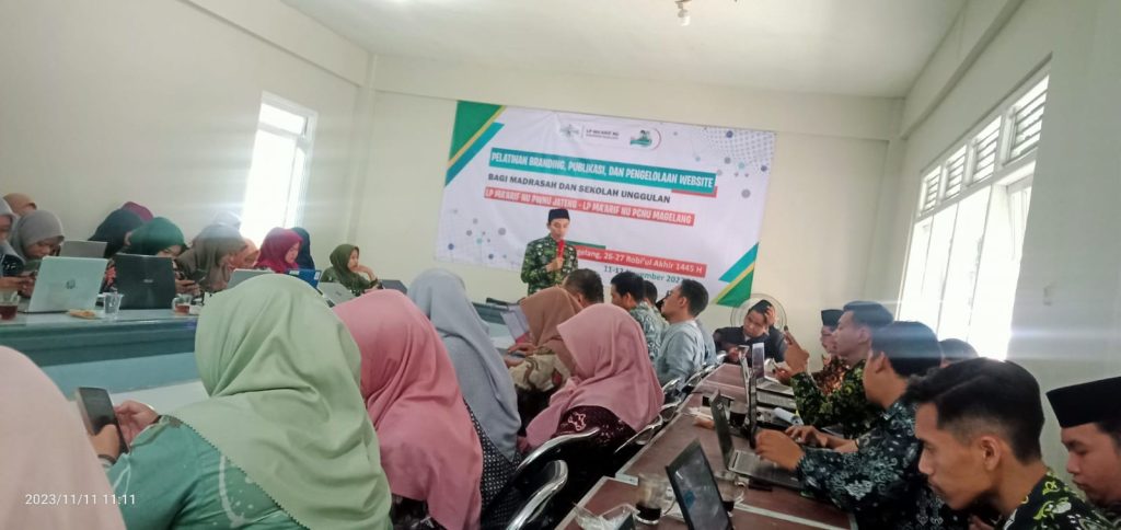 Puluhan Guru Ma’arif NU Berlatih Branding dan Publikasi