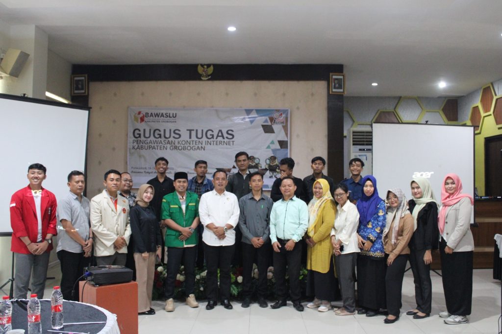 Awasi Kampanye, Patroli Siber Bawaslu Grobogan Sisir Hoax Hate Speech Pemilu 2024 di Internet