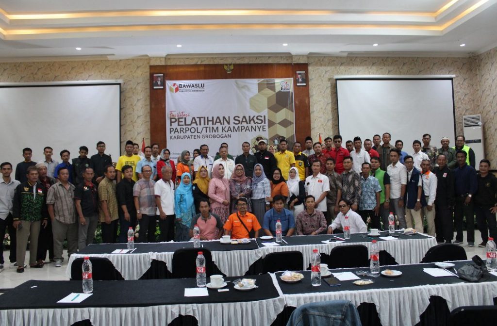 Bawaslu Grobogan Latih Para Saksi Parpol, Biar Masyarakat Kian Cerdas