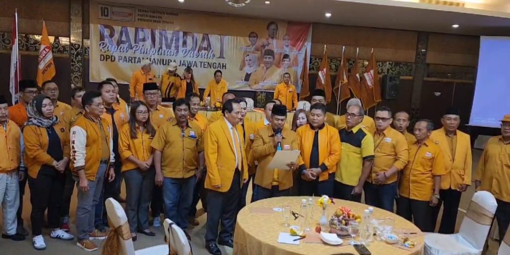 DPD Hanura Jateng Gelar Rapimda: Sepakat Dorong OSO Pimpin Lagi di 2025-2029