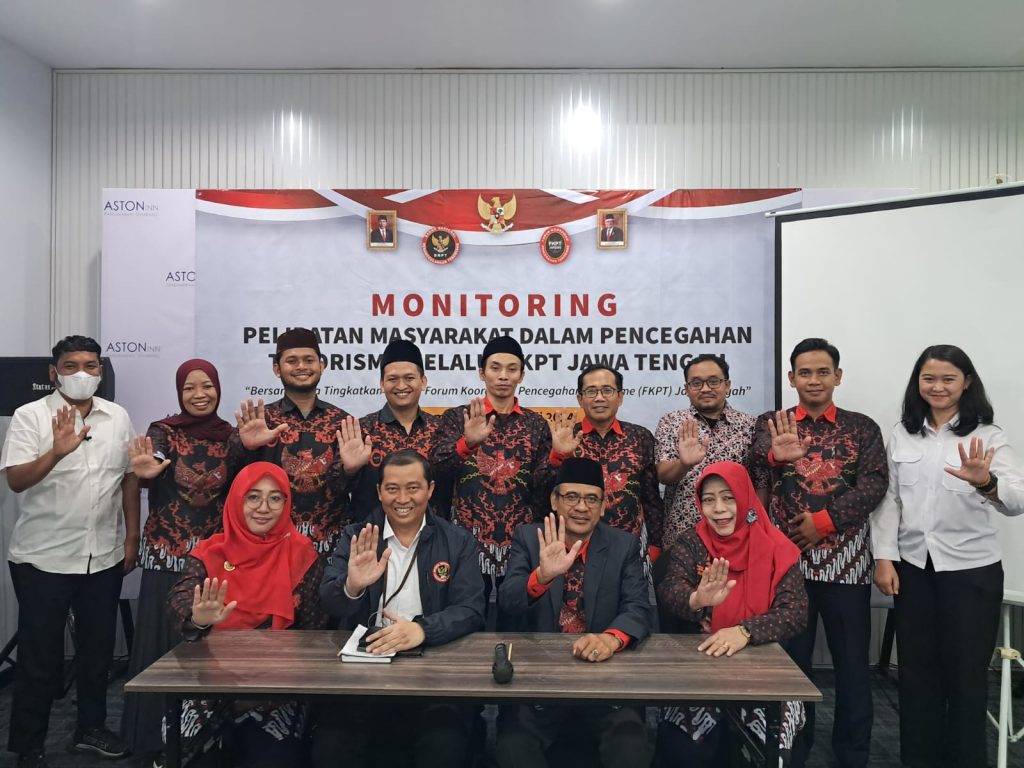 Hasil Monitoring BNPT, Berikut Capaian Kinerja FKPT Jateng