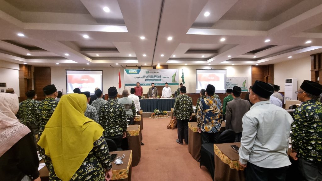 Pengurus LP. Ma’arif NU PWNU Jateng Periode 2024-2029 Rapat Koordinasi