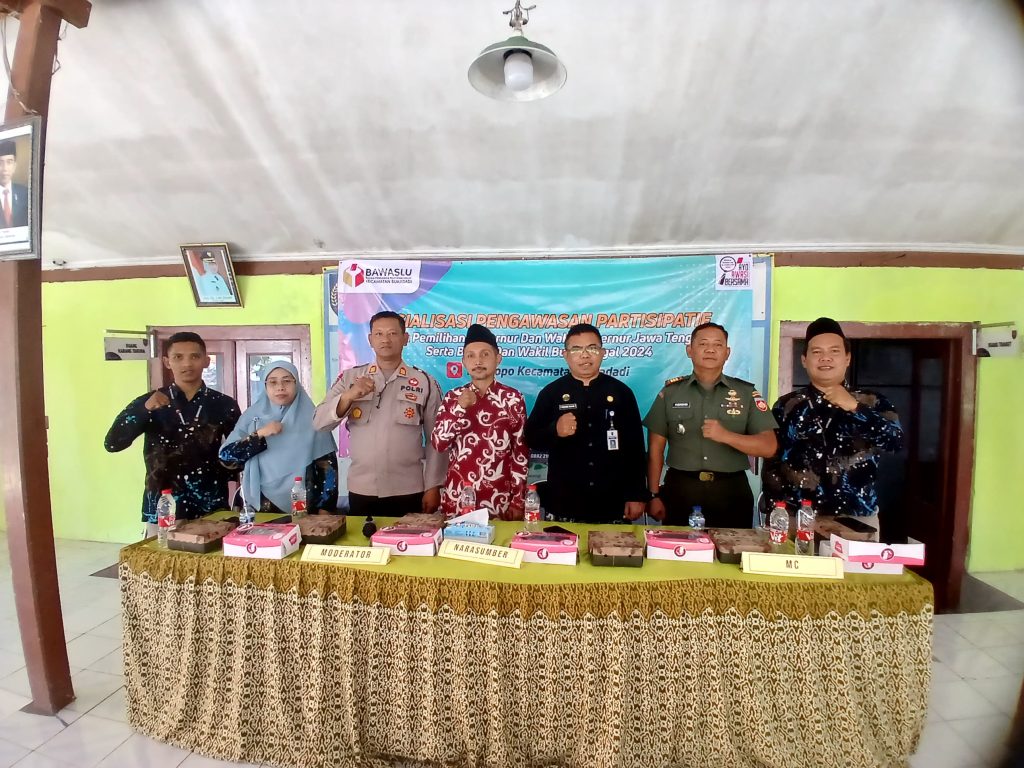 Tingkatkan Pengawasan Partisipatif, Panwaslucam Suradadi Lakukan Sosialisasi