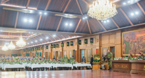 Presiden Prabowo singgung Paku Pulau Jawa dan Pangeran Diponegoro. Foto BPMI Septres