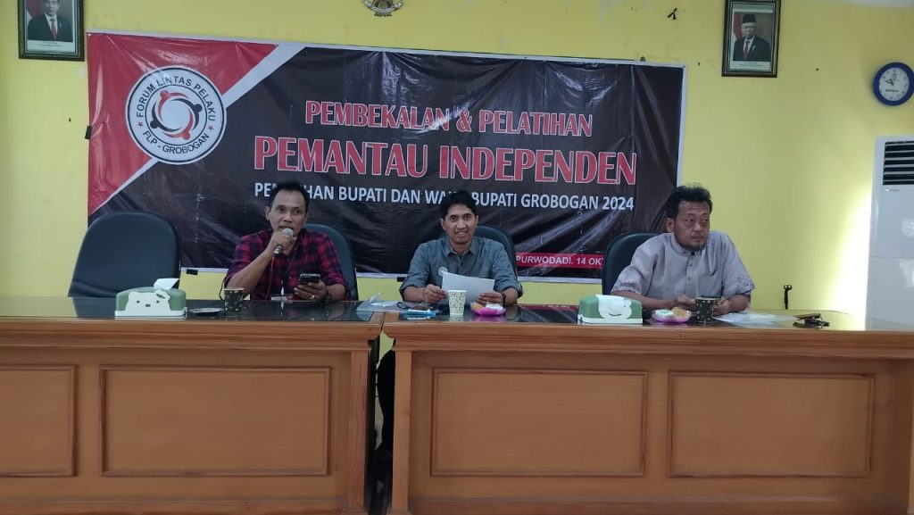 FLP Latih 25 Pemantau Pilkada, Siap Naikkan Kualitas Demokrasi Grobogan