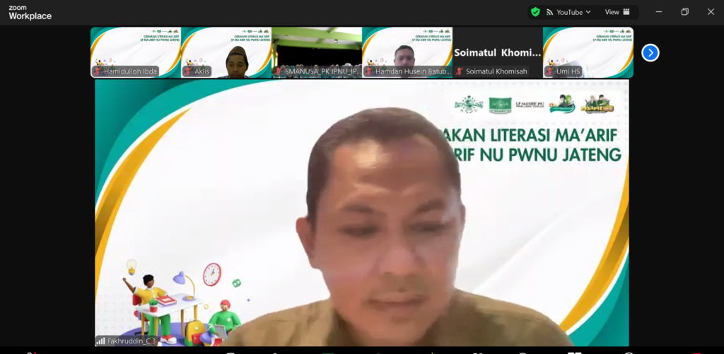 Buka GLM Part 3, Ketua Ma’arif NU Jateng: Kita Darurat Literasi
