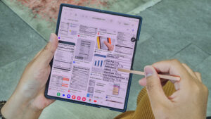 Salah satu fitur S-Pen yang dapat menjadi kaca pembesar