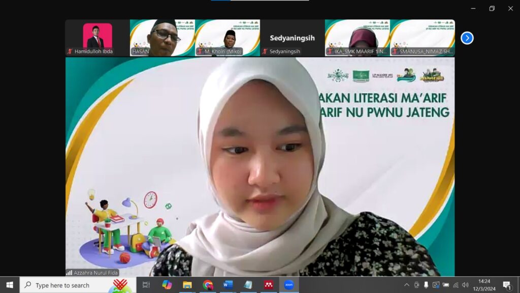 Gerakan Literasi Ma’arif (GLM) Plus Part 6 Kaji Pembuatan Meme dan Video