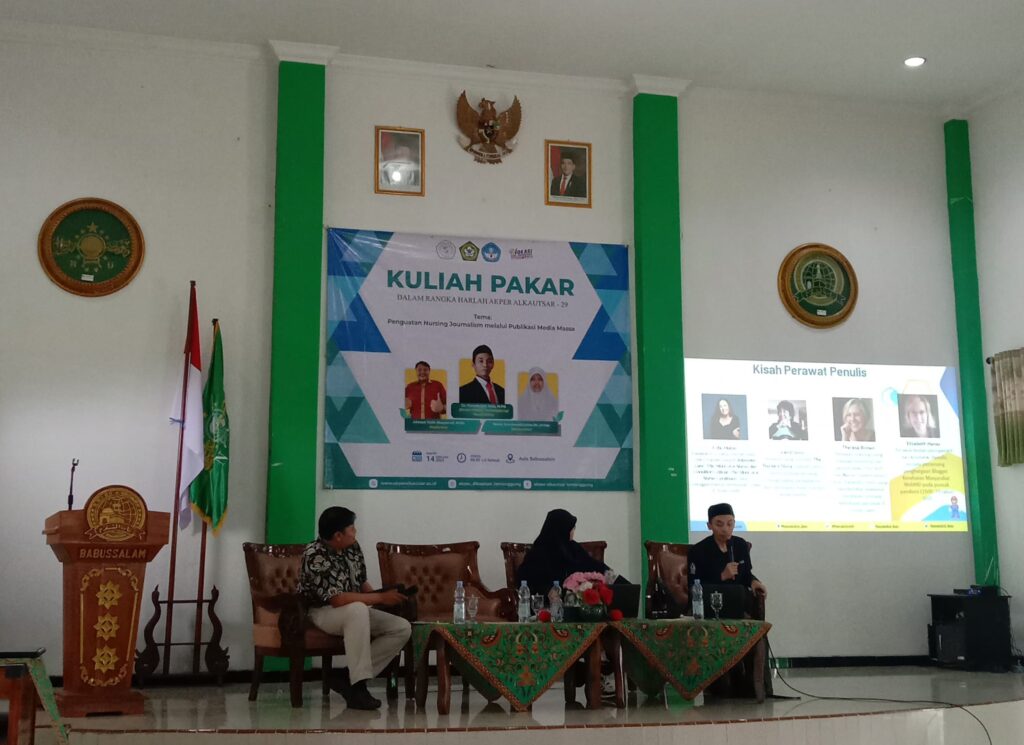 Akper Alkautsar Temanggung Gelar Kuliah Pakar tentang Penguatan Nursing Journalism