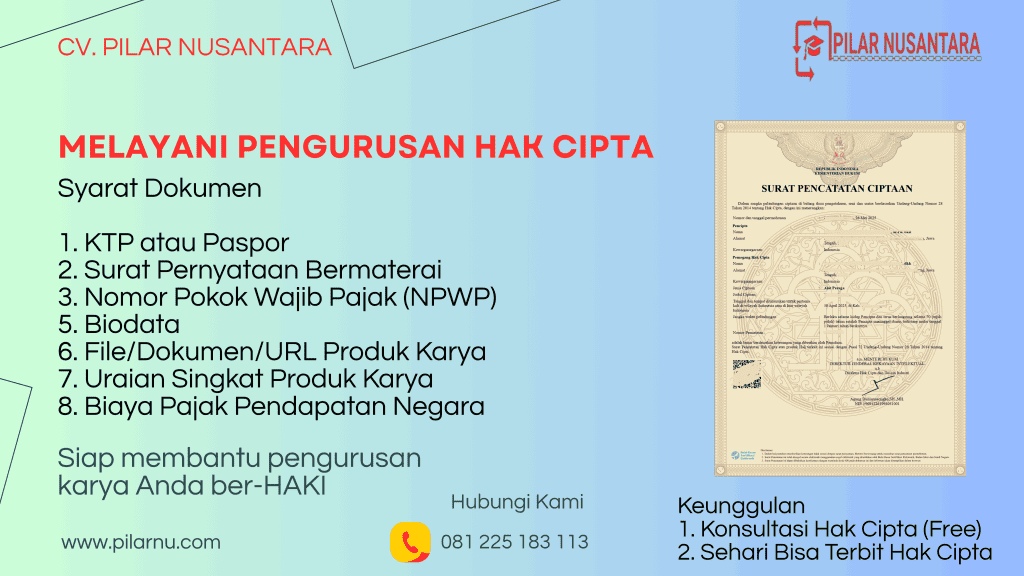 Layanan Pengurusan HAKI, Hak Cipta, Merek, & Paten Terpercaya di Semarang