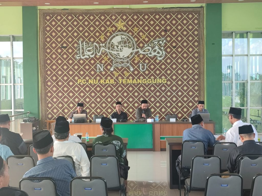 Rapat Koordinasi dengan MWCNU, PCNU Temanggung Dorong Pembantukan PARNU