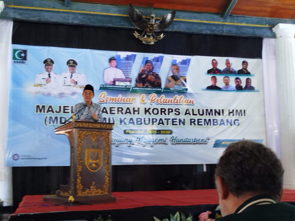 Zulfikar Arse Sadikin Doakan Arwani Thomafi Jadi Ketum PPP di Pelantikan KAHMI Rembang
