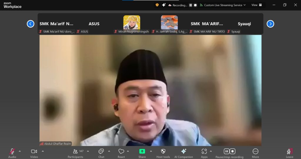 Sosialisasi Majalah Mopdik, Gus Rozin “Pengenalan NU Harus Ngenomi”