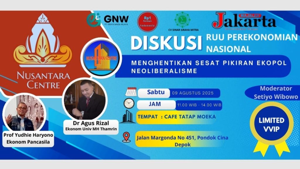 Limited! Ayo Ikuti Diskusi Publik: Menghentikan Sesat Pikiran Ekopol Neoliberalisme