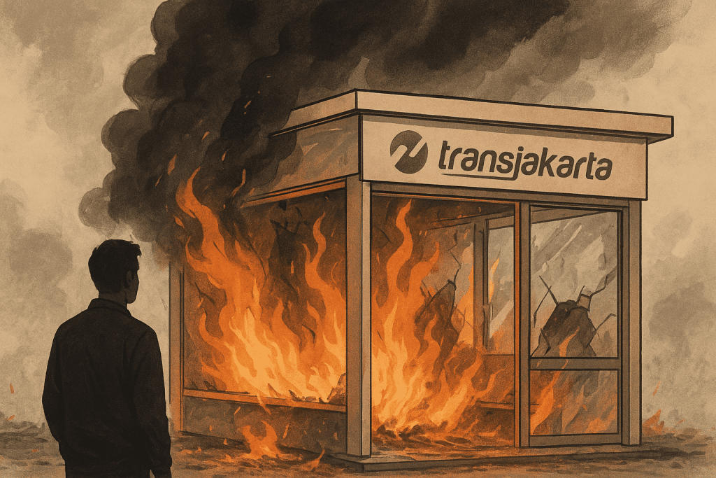 Ketika Halte Terbakar, Apa yang Sebenarnya Terbakar?