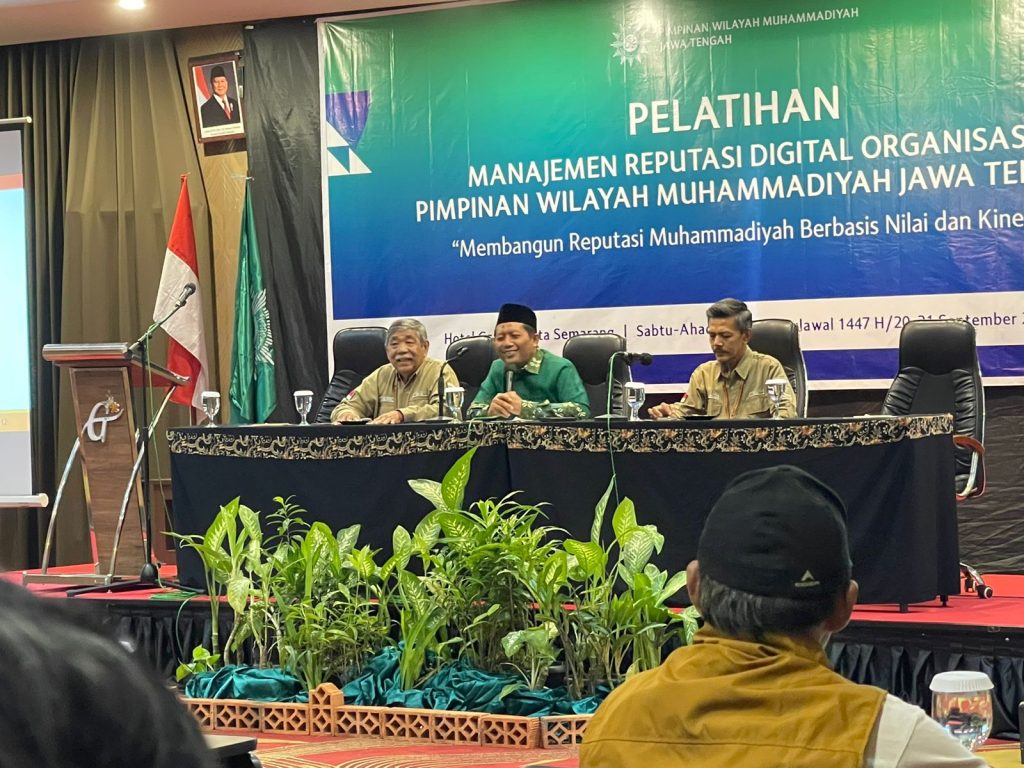 Muhammadiyah Jateng Buat Pelatihan Manajemen Reputasi Digital, Bangun Citra Kinerja