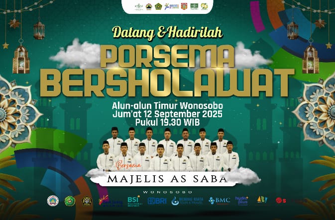 Wajib Hadir, Majelis As Saba Wonosobo Akan Ramaikan Porsema Bersholawat
