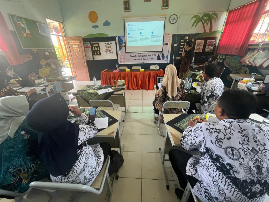 Workshop Peningkatan Kompetensi Pedagogis di SDN Karangrejo 01, Dorong Guru Lebih Siap Terapkan Pembelajaran Mendalam