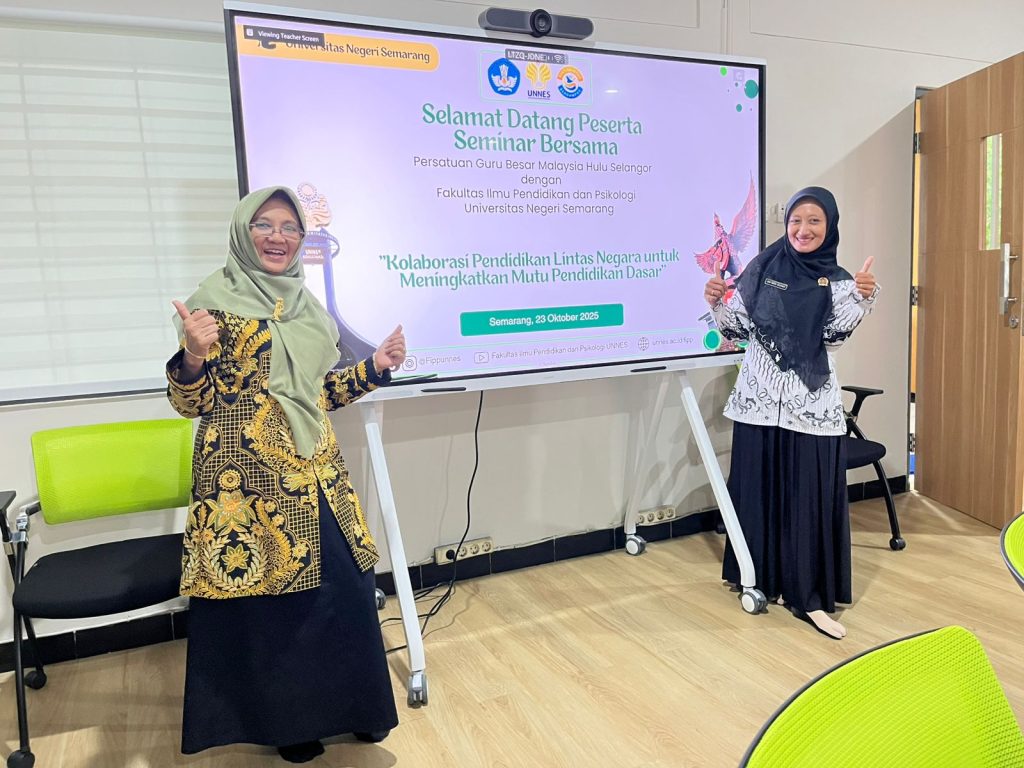 Kepala SDN Gajahmungkur 03 Jadi Narasumber Seminar Internasional di UNNES
