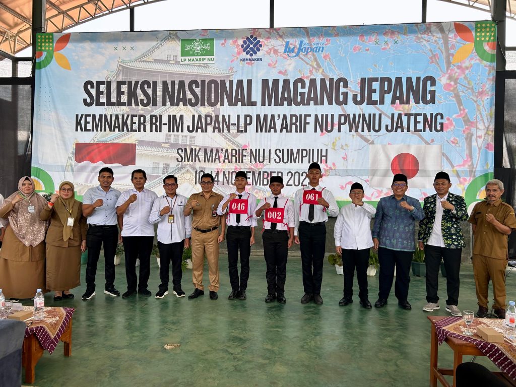 Ma’arif Jateng Gelar Seleksi Nasional Magang Jepang bersama Kemnaker RI dan IM Japan