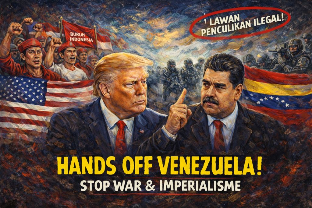 Wah Buruh Indonesia Ngegas ke Amerika Serikat: Bebaskan Presiden Venzuela Nicolas Maduro! Ini Aksi Imperialis