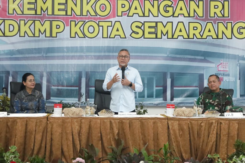 Dampingi Menko Pangan Zulkifli Hasan, Agustina Wilujeng Apresiasi KKMP Sampangan