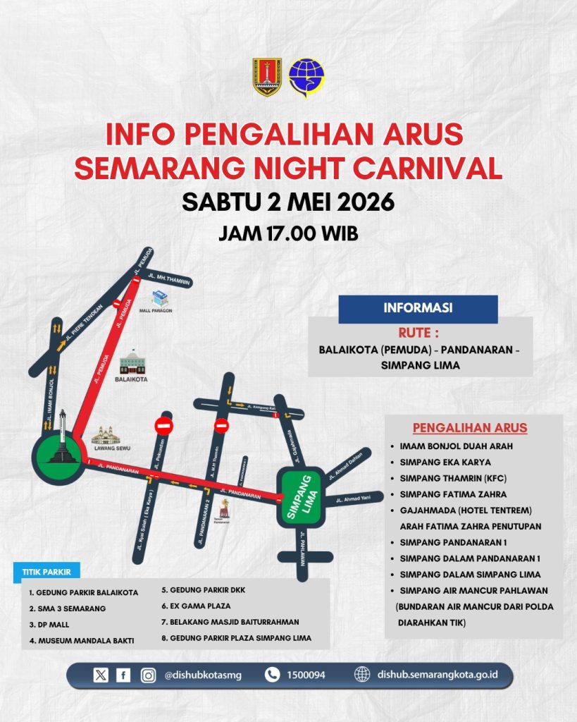 Catat! Sabtu Besok Ada Pengalihan Arus Lalu Lintas SNC 2026