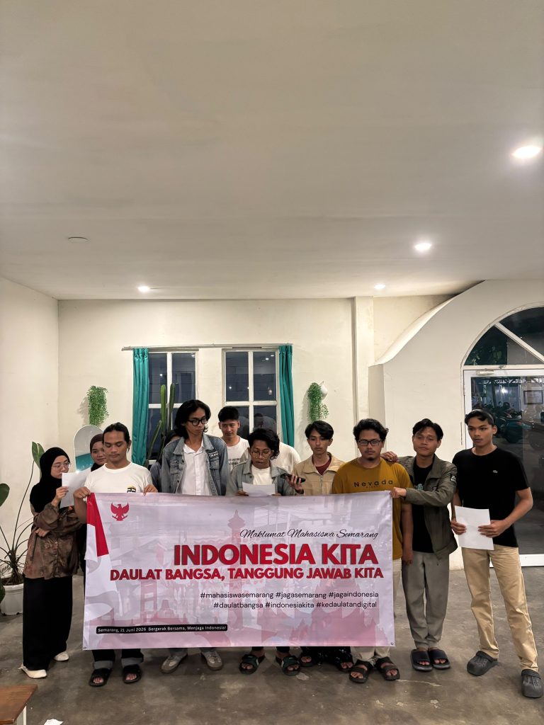 Mahasiswa Semarang Serukan Jaga Kedaulatan Bangsa, Tegaskan Komitmen Kawal Kebijakan Publik